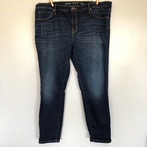 Ava & Viv Dark Wash Jeggings